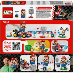   LEGO Super Mario 72043 Mario Kart - Interaktív LEGO Mario és Standard Kart