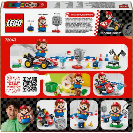 LEGO Super Mario 72043 Mario Kart - Interaktív LEGO Mario és Standard Kart