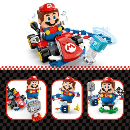LEGO Super Mario 72043 Mario Kart - Interaktív LEGO Mario és Standard Kart