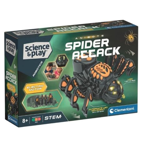 Clementoni Science & Play Támadó robot pók