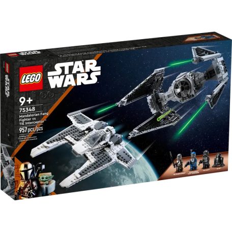 LEGO Star Wars 75348 Mandalóri Fang vadászgép vs. TIE elfogóvadász