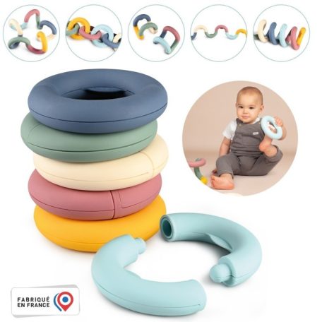 Smoby Little 140307 Egymásba illeszthetős csőkarikák