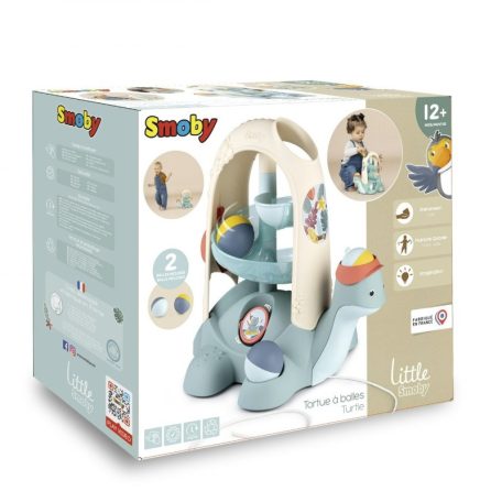 Little Smoby Kisteknős labdákkal készségfejlesztő bébijáték
