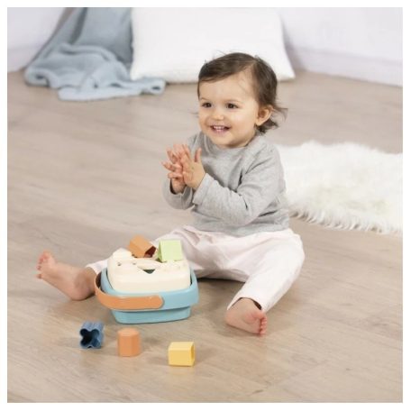 Smoby Green Little 140604 Készségfejlesztő formabedobó kosár