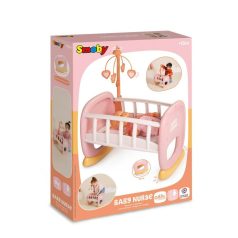   Smoby Baby Nurse 220390 Bölcső kiságyforgóval játékbabáknak