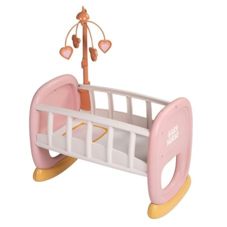 Smoby Baby Nurse 220390 Bölcső kiságyforgóval játékbabáknak
