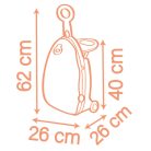 Smoby Baby Nurse 220392 Óvodai bőrönd 3 az 1-ben