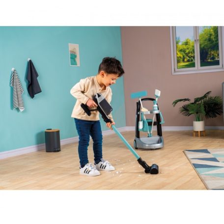 Smoby Rowenta takarítókocsi porszívóval