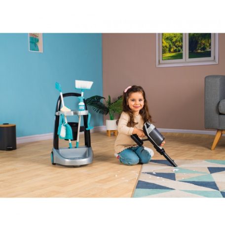 Smoby Rowenta takarítókocsi porszívóval