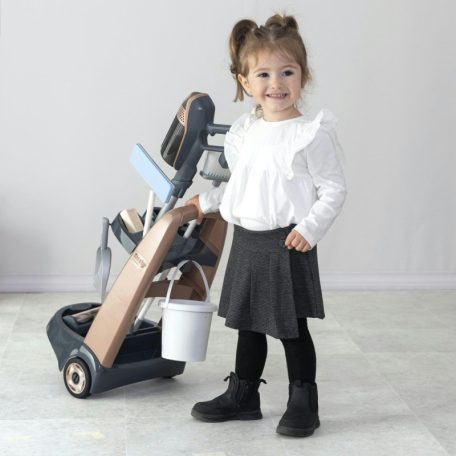 Smoby Rowenta 330326 Takarítókocsi rúdporszívóval játékszett