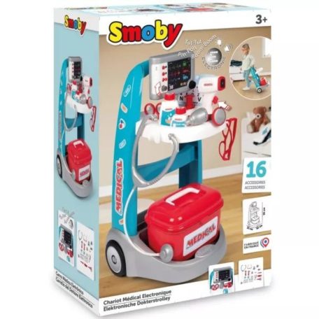 Smoby 340207 Orvosi kiskocsi