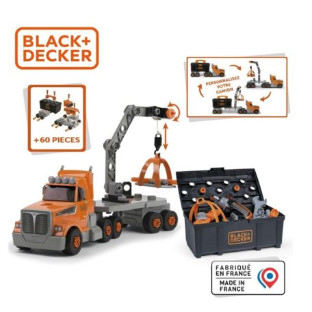 Smoby Black & Decker 360941 Bricolo szerelő kamion játékszett