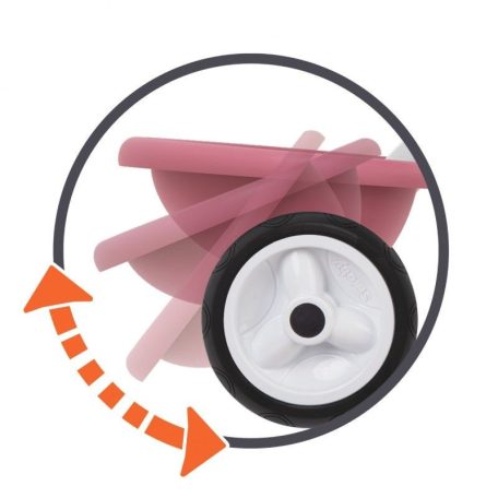 Smoby 740332 Be Move pedálos fém tricikli (rózsaszín)