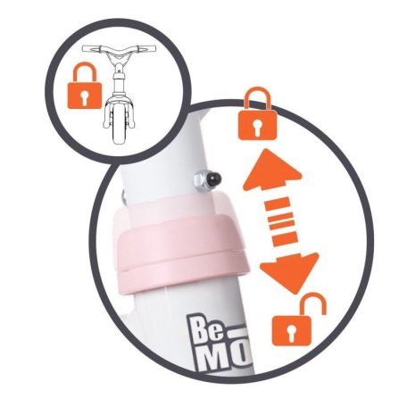 Smoby 740332 Be Move pedálos fém tricikli (rózsaszín)