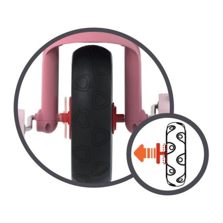 Smoby 740332 Be Move pedálos fém tricikli (rózsaszín)