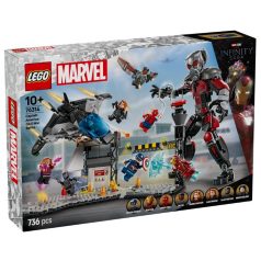   LEGO Super Heroes Marvel 76314 Amerika Kapitány: Polgárháború csatajelenet