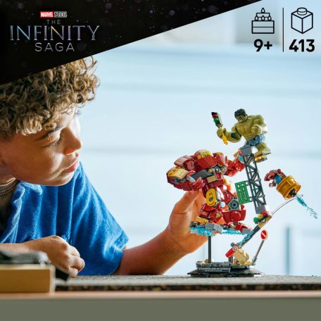 LEGO Super Heroes Marvel 76343 Hulkbuster és Hulk óriási csatája