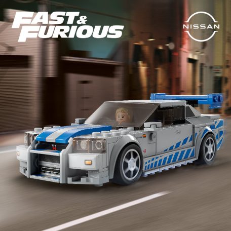 LEGO Speed Champions 76917 2 Fast 2 Furious Nissan Skyline GT-R (R34)