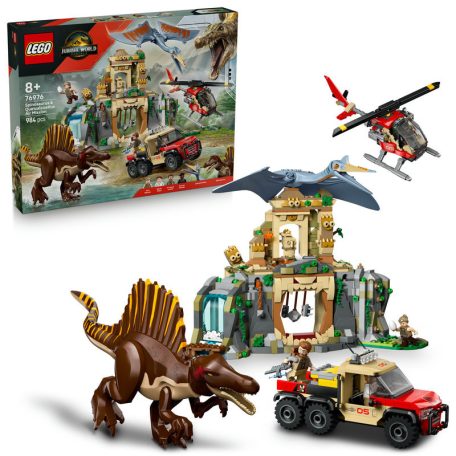 LEGO Jurassic World 76976 Spinosaurus és Quetzalcoatlus, légi küldetés