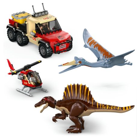 LEGO Jurassic World 76976 Spinosaurus és Quetzalcoatlus, légi küldetés