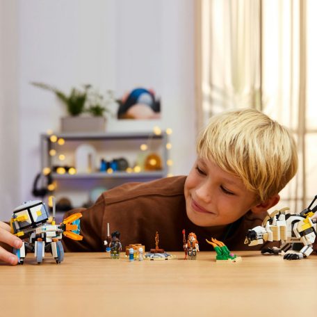LEGO Horizon Adventures 77037 Aloy és Varl a páncéljáró és a fűrészfog ellen