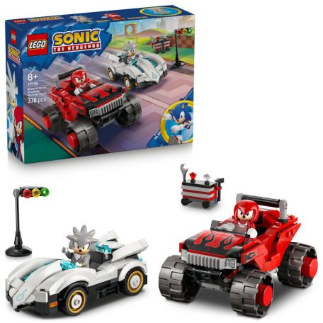 LEGO Sonic 77118 Silver autója Knuckles monster truckja ellen