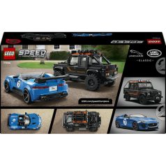   LEGO Speed Champions 77264 Jaguar Project 7 és Land Rover Defender