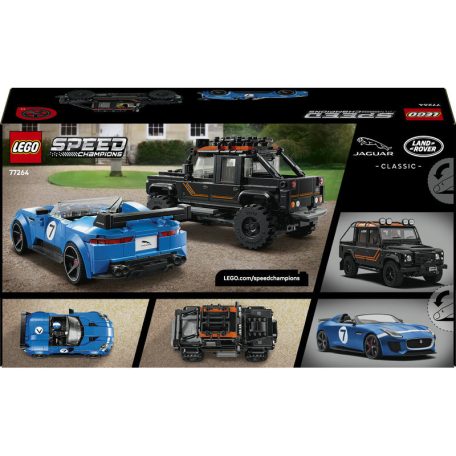 LEGO Speed Champions 77264 Jaguar Project 7 és Land Rover Defender
