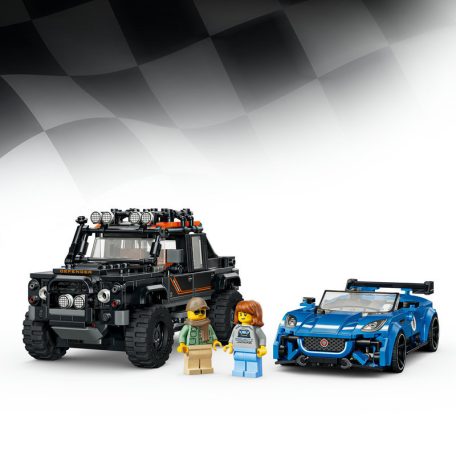 LEGO Speed Champions 77264 Jaguar Project 7 és Land Rover Defender
