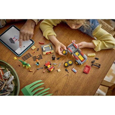 LEGO Jurassic World 77978 Fiatal T-Rexet szállító teherautó