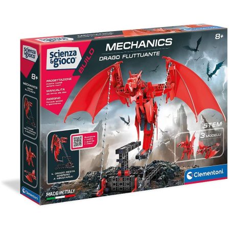 Clementoni 78802 Tudomány és játék - Mechanikus műhely - Lebegő sárkány