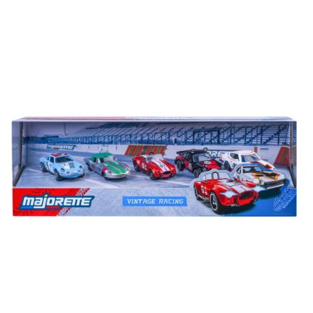 Majorette Vintage Racing ajándékcsomag 5 db kisautóval