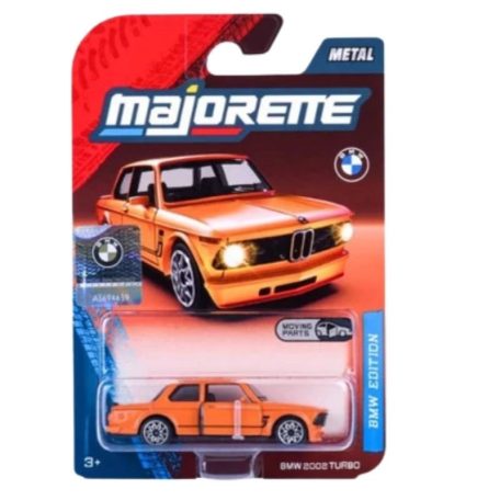 Majorette BMW Premium Cars - BMW 2002 Turbo narancssárga kisautó