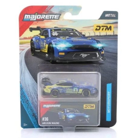 Majorette Motorsport DTM Deluxe Cars kisautó - Ford Mustang GT3 Arjun Maini #36
