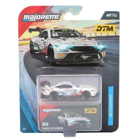 Majorette Motorsport DTM Deluxe Cars kisautó - Ford Mustang GT3 Fabio Scherer #64
