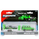 Majorette AMG Mercedes Deluxe Trailer kisautó szett - AMG G 63 és AMG GT 63