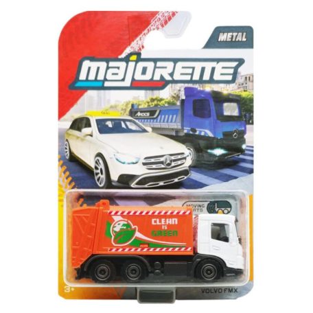 Majorette Premium City Cars fém kisautó - Volvo FMX kukásautó (1:64)