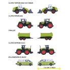 Majorette Ready for the Ride? kisautó ajándékszett - Claas Farm fém kisautók (5 db, 1:64)