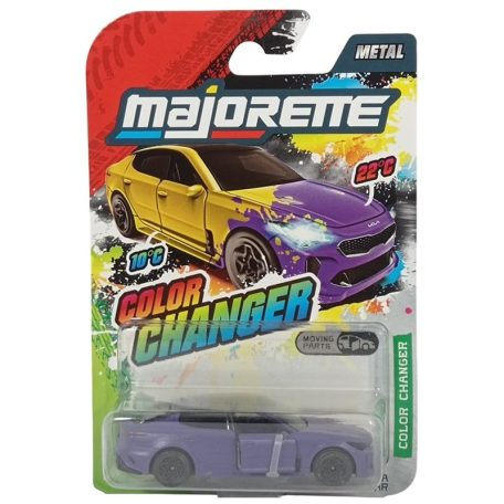 Majorette Color Changer kisautó - Kia Performance Car (1:61, lila)