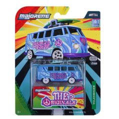   Majorette Volkswagen The Originals Deluxe Cars játékautó - Volkswagen T1 Love, Peace and Music