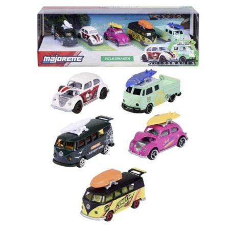 Majorette Ready for the Ride? kisautó ajándékszett - Volkswagen fém kisautók (5 db, 1:64)