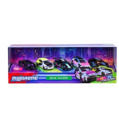   Majorette Neon Racer Premium Cars ajándékcsomag 5 db kisautóval