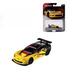 Majorette Collection gyűjtői kollekció 1. széria - 2005 Chevrolet Corvette C6R kisautó (sárga-fekete)
