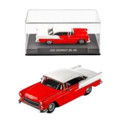   Majorette Collection gyűjtői kollekció 3. széria - 1955 Chevrolet Bel Air (piros-fehér)
