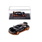 Majorette Collection gyűjtői kollekció 3. széria - 2005 Bugatti Veyron 16.4 Super Sport (fekete-narancssárga)