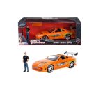 Jada Toys Fast & Furious modellautó figurával - Brian'S Toyota Supra (1:24)
