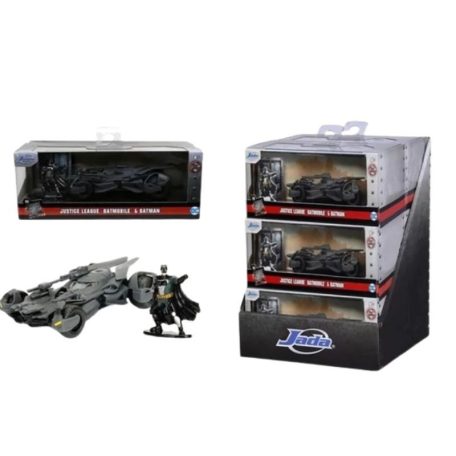 Jada Toys DC Justice League modellautó figurával - Batmobile & Batman (1:32)
