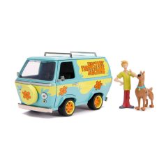   Jada Toys Scooby-Doo modellautó figurákkal - Mystery Van rejtély-járgány Bozonttal és Scooby-Doo-val (1:24)