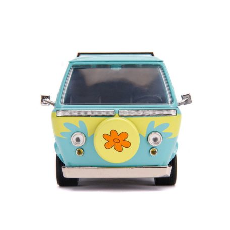 Jada Toys Scooby-Doo modellautó figurákkal - Mystery Van rejtély-járgány Bozonttal és Scooby-Doo-val (1:24)