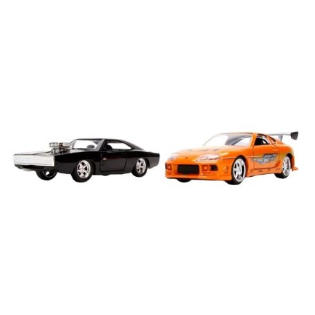 Jada Toys Fast & Furious - Twin Pack modellautó csomag - Dom's Dodge Charger RT és Brian's Toyota Supra (1:32)